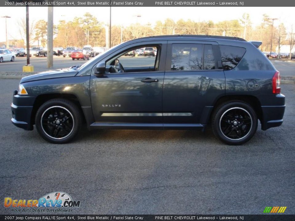 2007 Jeep Compass RALLYE Sport 4x4 Steel Blue Metallic / Pastel Slate Gray Photo #9