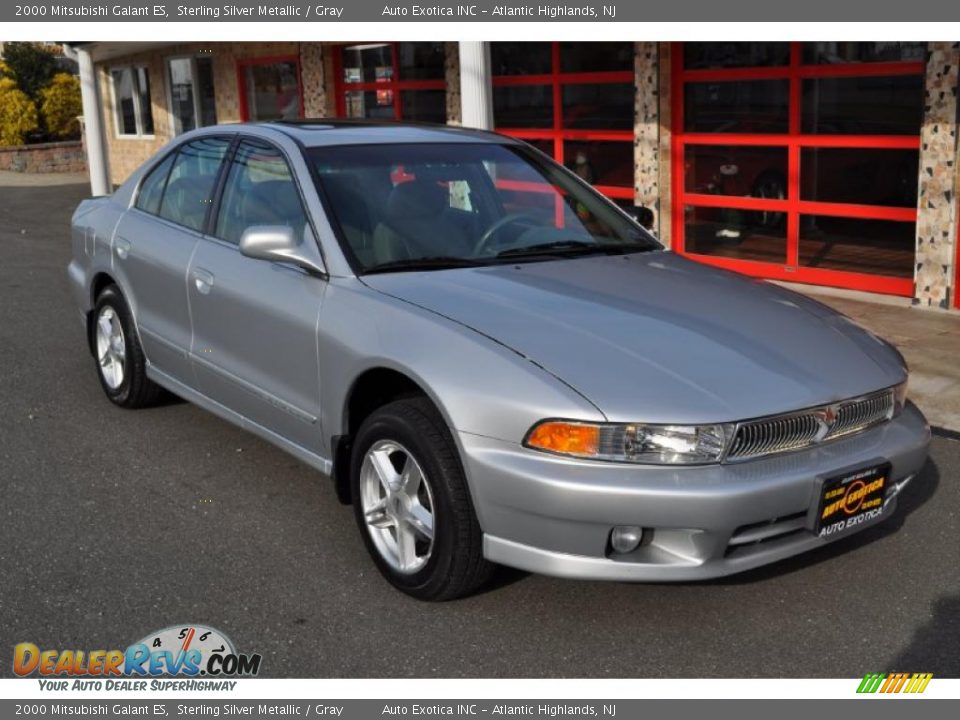 2000 Mitsubishi Galant ES Sterling Silver Metallic / Gray Photo #6