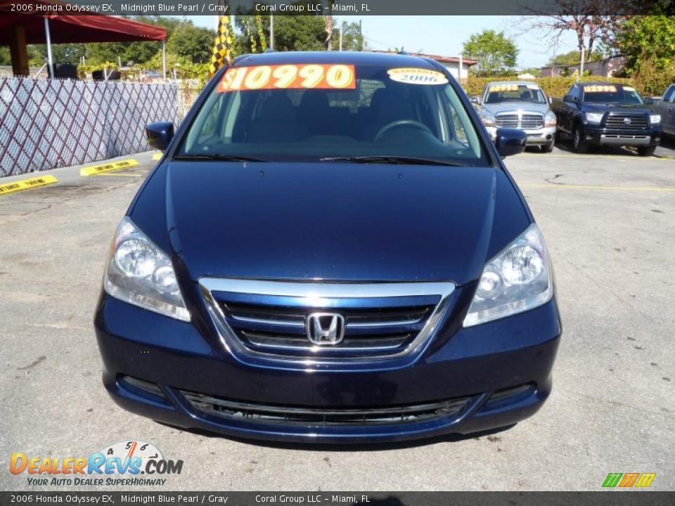 2006 Honda Odyssey EX Midnight Blue Pearl / Gray Photo #2