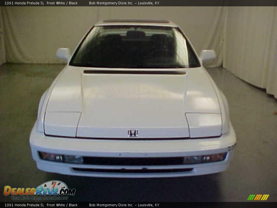 1991 Honda Prelude Si Frost White / Black Photo #2