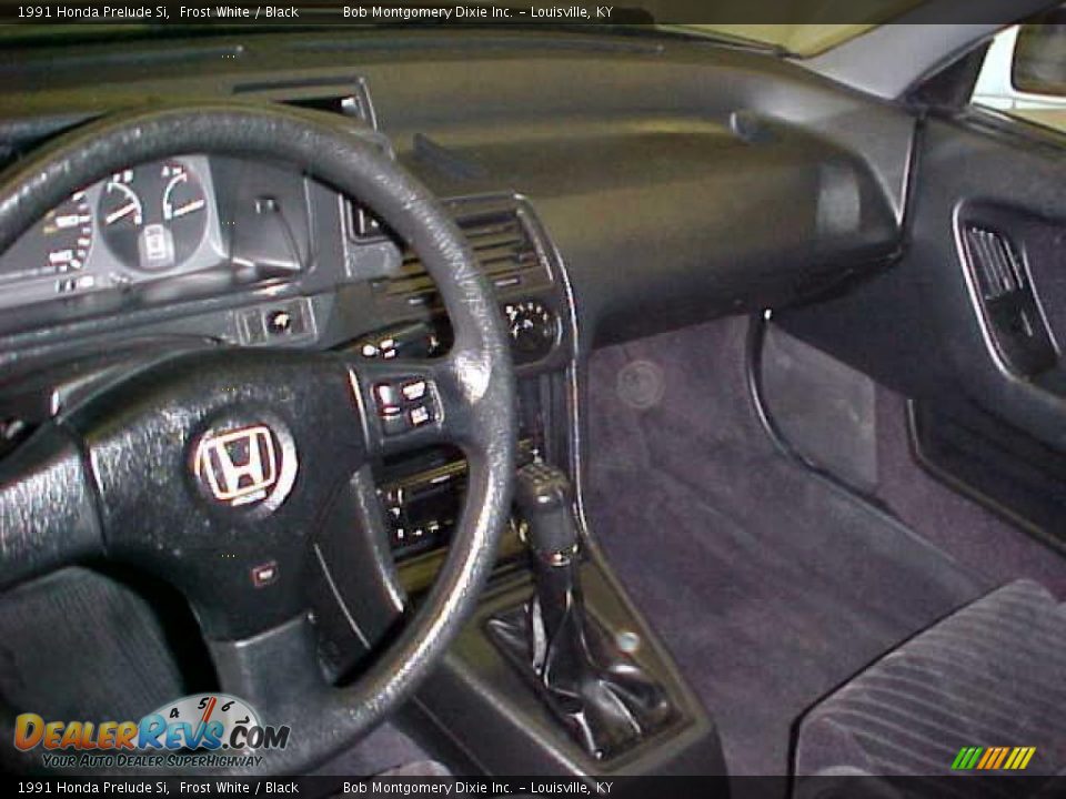 1991 Honda Prelude Si Frost White / Black Photo #8
