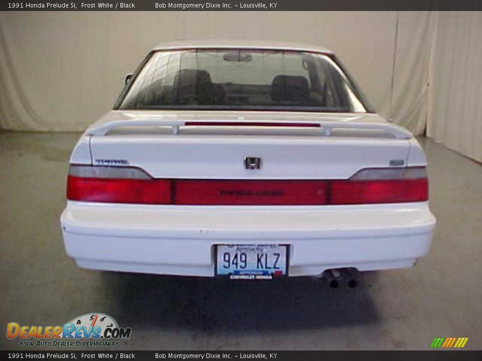 1991 Honda Prelude Si Frost White / Black Photo #11