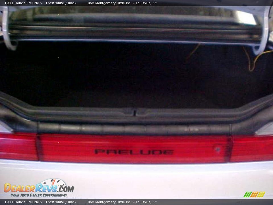 1991 Honda Prelude Si Frost White / Black Photo #13