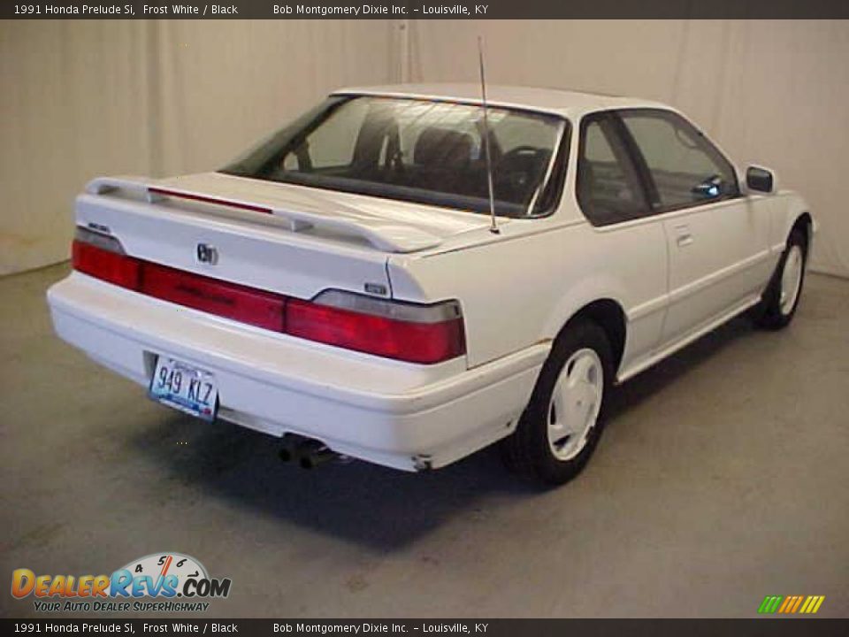 1991 Honda Prelude Si Frost White / Black Photo #14
