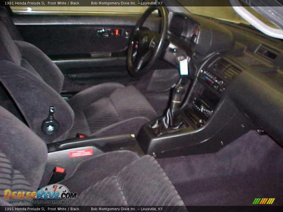 Black Interior - 1991 Honda Prelude Si Photo #17