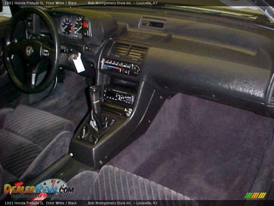 Black Interior - 1991 Honda Prelude Si Photo #18