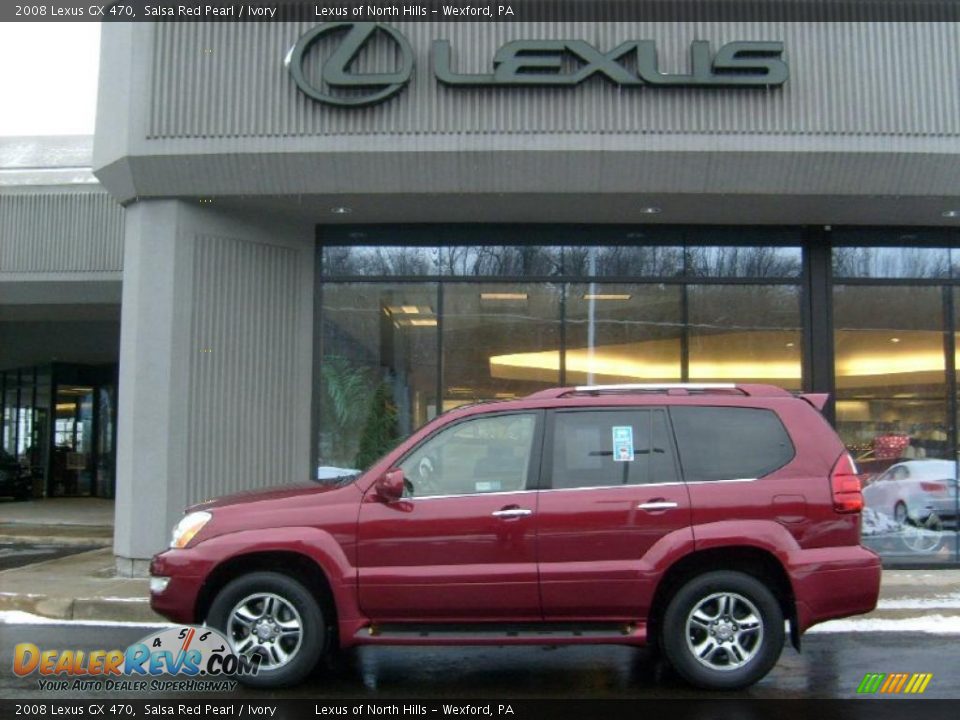 2008 Lexus GX 470 Salsa Red Pearl / Ivory Photo #2