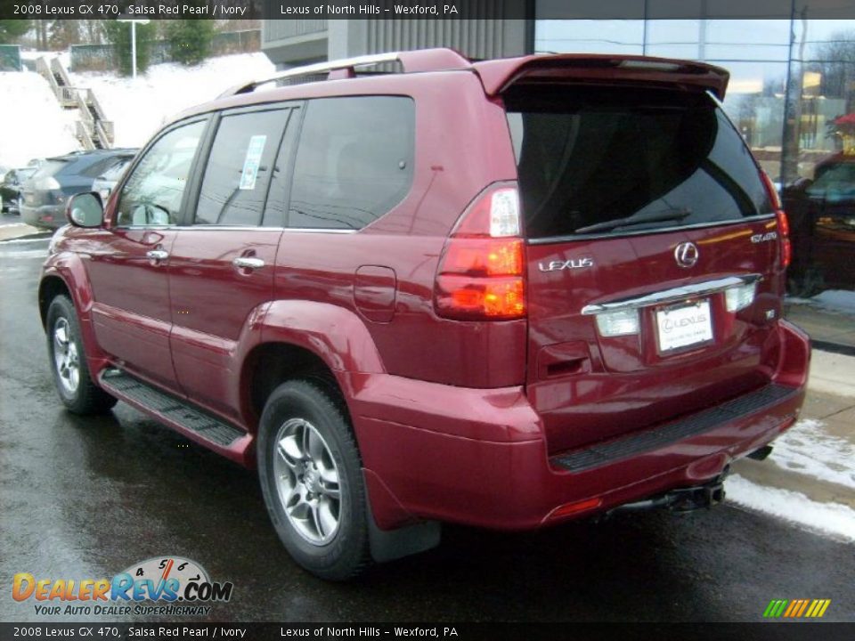 2008 Lexus GX 470 Salsa Red Pearl / Ivory Photo #3