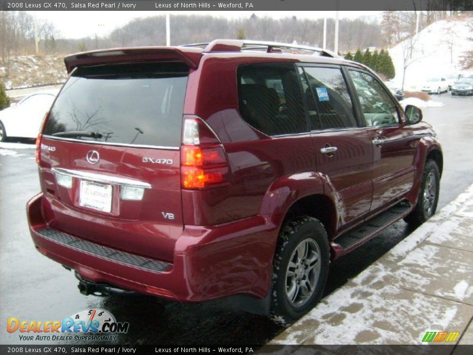 2008 Lexus GX 470 Salsa Red Pearl / Ivory Photo #5