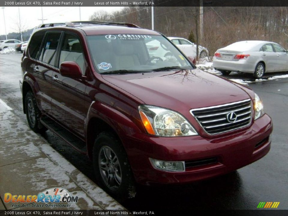 2008 Lexus GX 470 Salsa Red Pearl / Ivory Photo #6