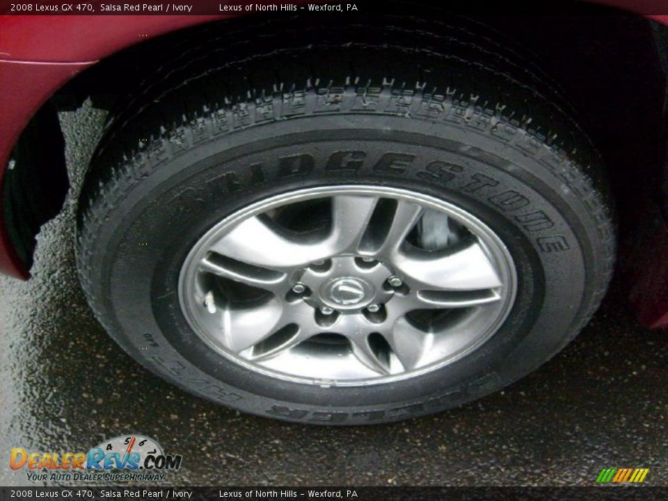 2008 Lexus GX 470 Salsa Red Pearl / Ivory Photo #8