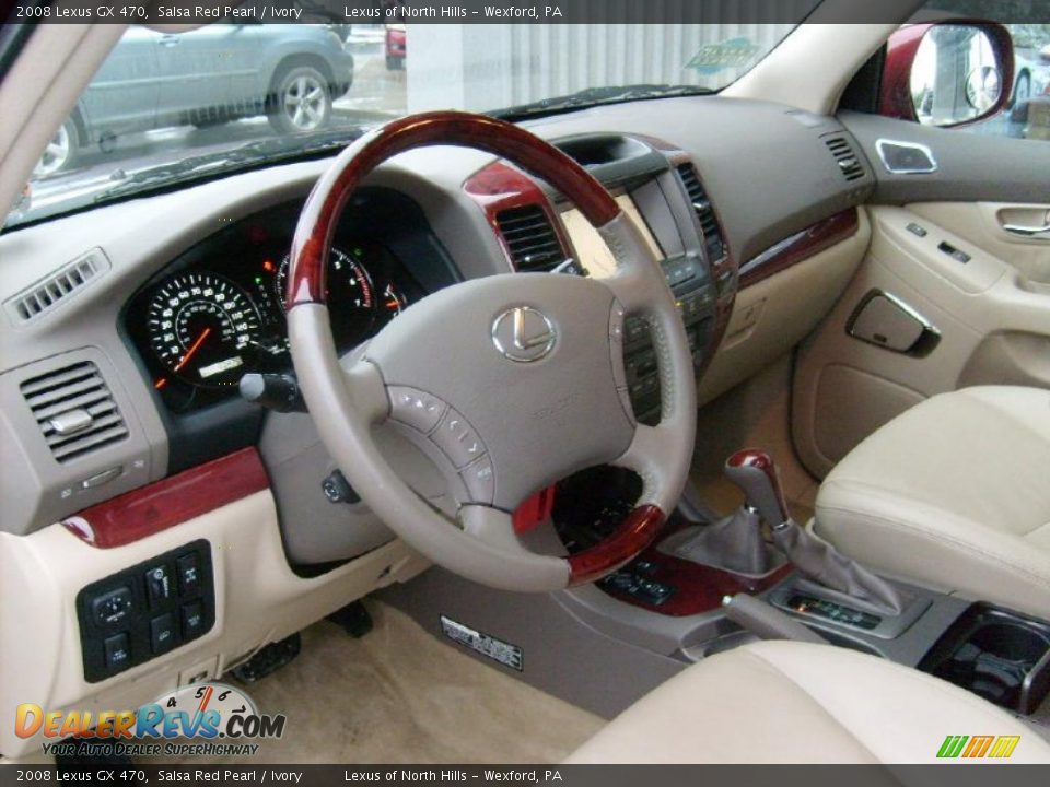 2008 Lexus GX 470 Salsa Red Pearl / Ivory Photo #10