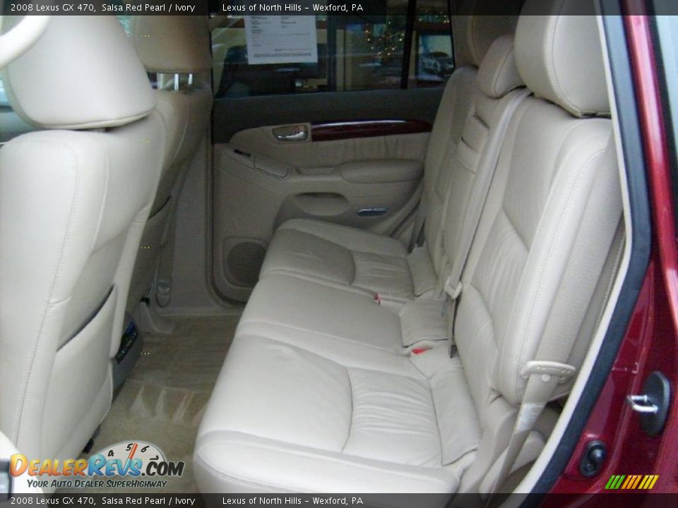 2008 Lexus GX 470 Salsa Red Pearl / Ivory Photo #13