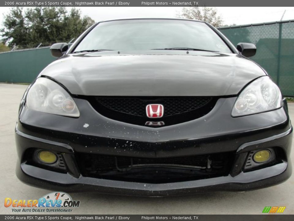 2006 Acura RSX Type S Sports Coupe Nighthawk Black Pearl / Ebony Photo #9