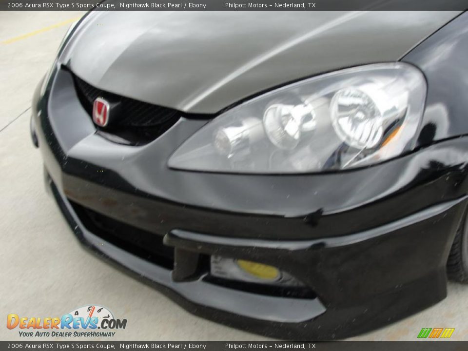 2006 Acura RSX Type S Sports Coupe Nighthawk Black Pearl / Ebony Photo #13