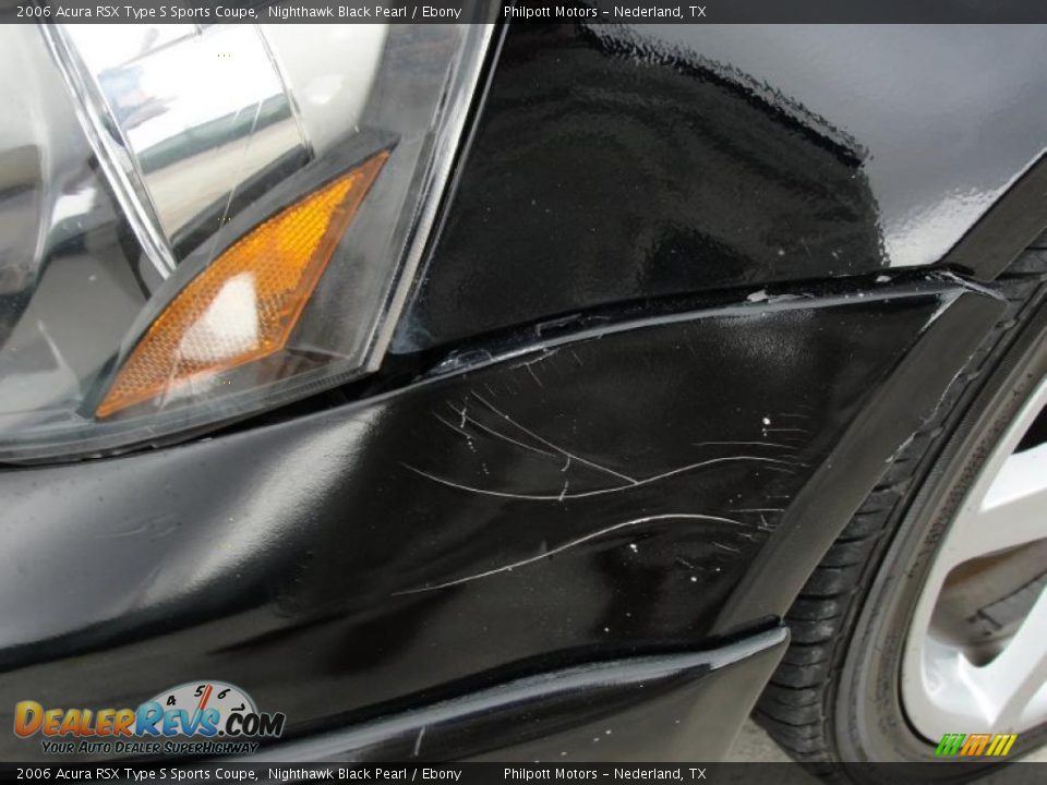 2006 Acura RSX Type S Sports Coupe Nighthawk Black Pearl / Ebony Photo #14