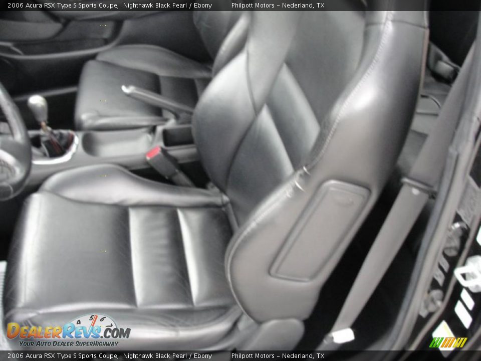 2006 Acura RSX Type S Sports Coupe Nighthawk Black Pearl / Ebony Photo #36