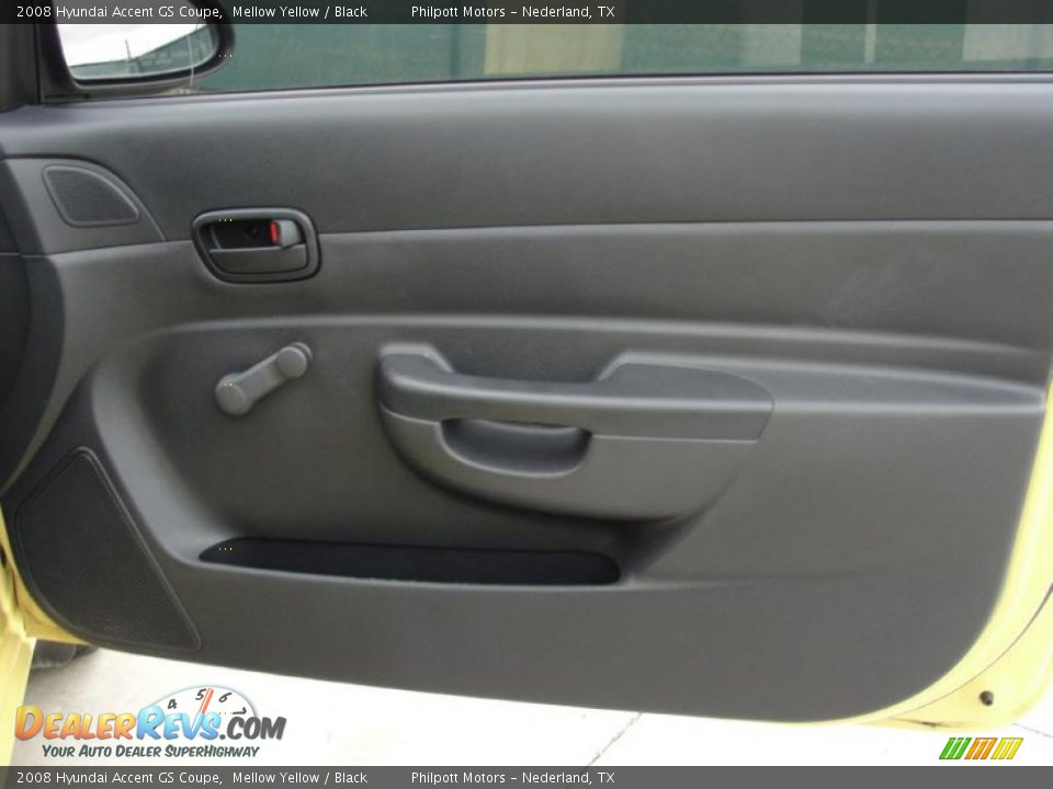 Door Panel of 2008 Hyundai Accent GS Coupe Photo #29