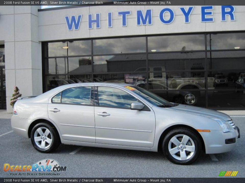 2008 Ford Fusion SE V6 AWD Silver Birch Metallic / Charcoal Black Photo #1