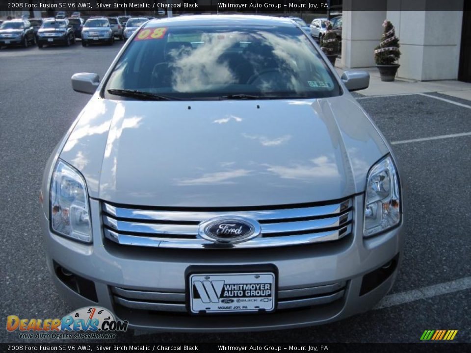 2008 Ford Fusion SE V6 AWD Silver Birch Metallic / Charcoal Black Photo #3