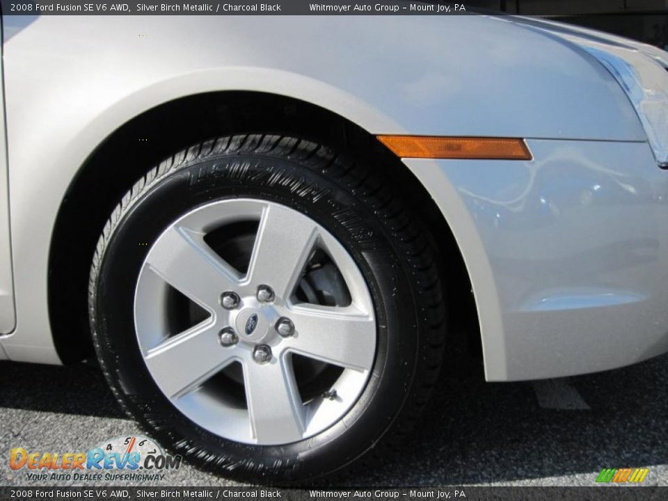 2008 Ford Fusion SE V6 AWD Silver Birch Metallic / Charcoal Black Photo #4