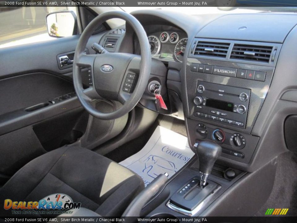 2008 Ford Fusion SE V6 AWD Silver Birch Metallic / Charcoal Black Photo #8