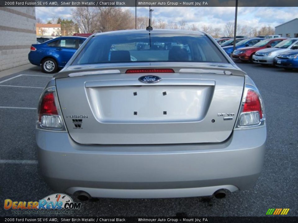 2008 Ford Fusion SE V6 AWD Silver Birch Metallic / Charcoal Black Photo #9