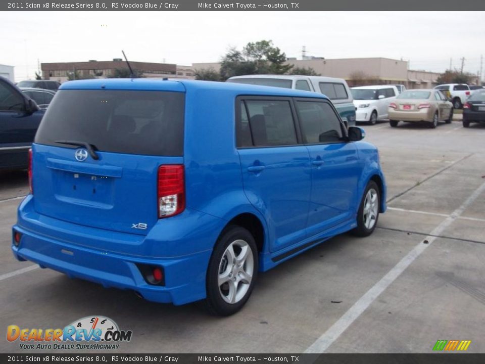 2011 Scion xB Release Series 8.0 RS Voodoo Blue / Gray Photo #6