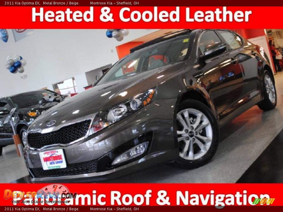 2011 Kia Optima EX Metal Bronze / Beige Photo #1