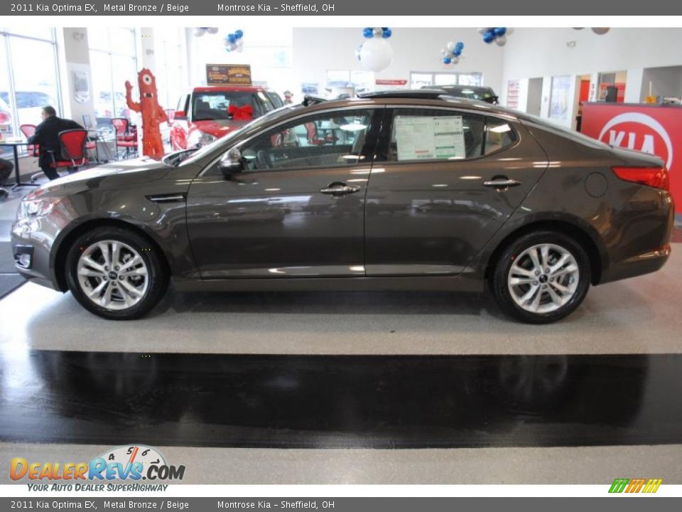 2011 Kia Optima EX Metal Bronze / Beige Photo #3