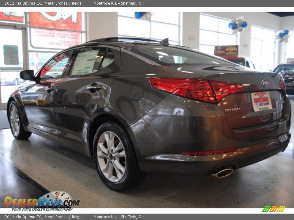 2011 Kia Optima EX Metal Bronze / Beige Photo #4