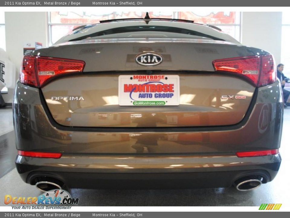 2011 Kia Optima EX Metal Bronze / Beige Photo #6