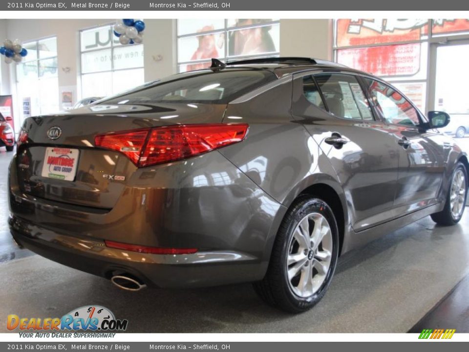 2011 Kia Optima EX Metal Bronze / Beige Photo #7