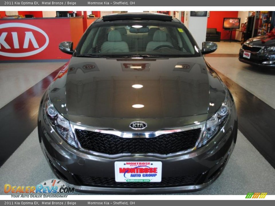 2011 Kia Optima EX Metal Bronze / Beige Photo #10