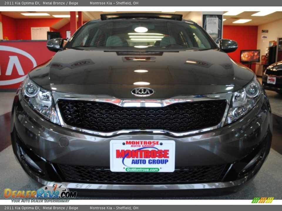 2011 Kia Optima EX Metal Bronze / Beige Photo #11