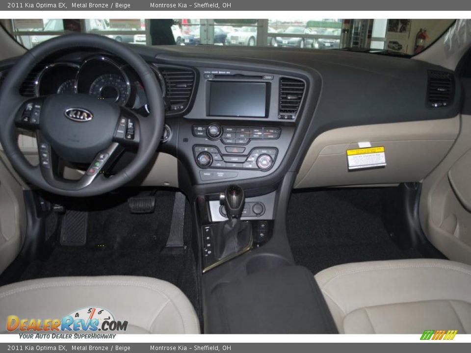 2011 Kia Optima EX Metal Bronze / Beige Photo #12