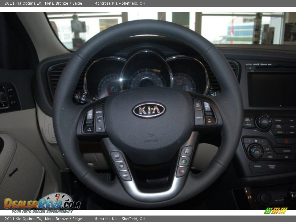 2011 Kia Optima EX Metal Bronze / Beige Photo #27