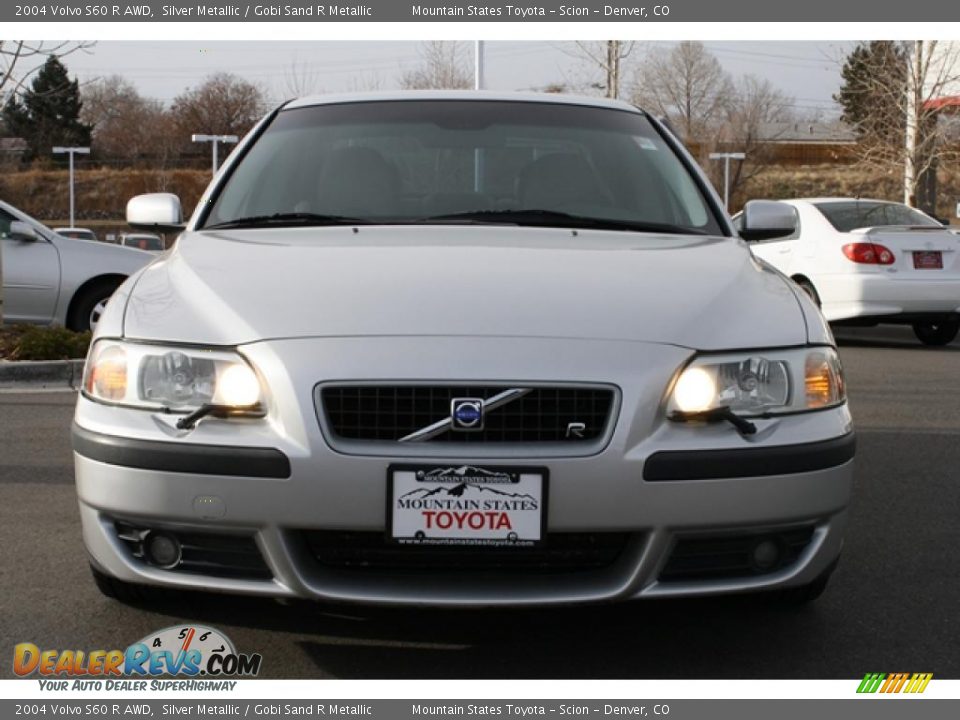 2004 Volvo S60 R AWD Silver Metallic / Gobi Sand R Metallic Photo #6