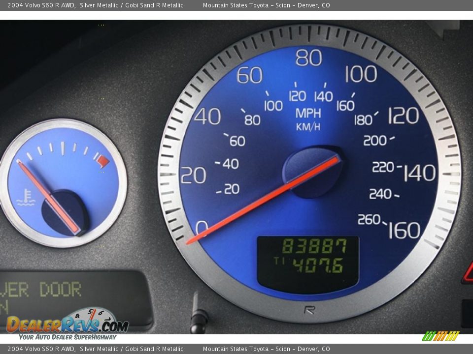 2004 Volvo S60 R AWD Gauges Photo #7