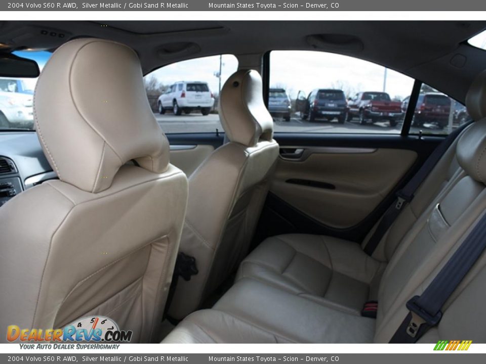2004 Volvo S60 R AWD Silver Metallic / Gobi Sand R Metallic Photo #10