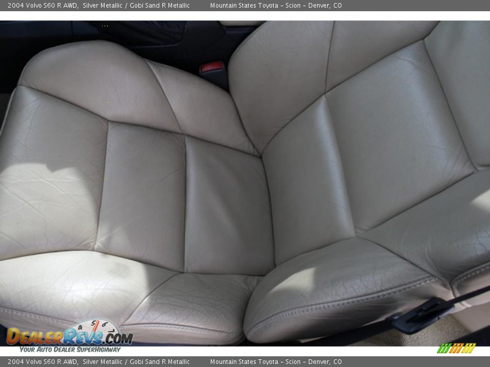 2004 Volvo S60 R AWD Silver Metallic / Gobi Sand R Metallic Photo #11