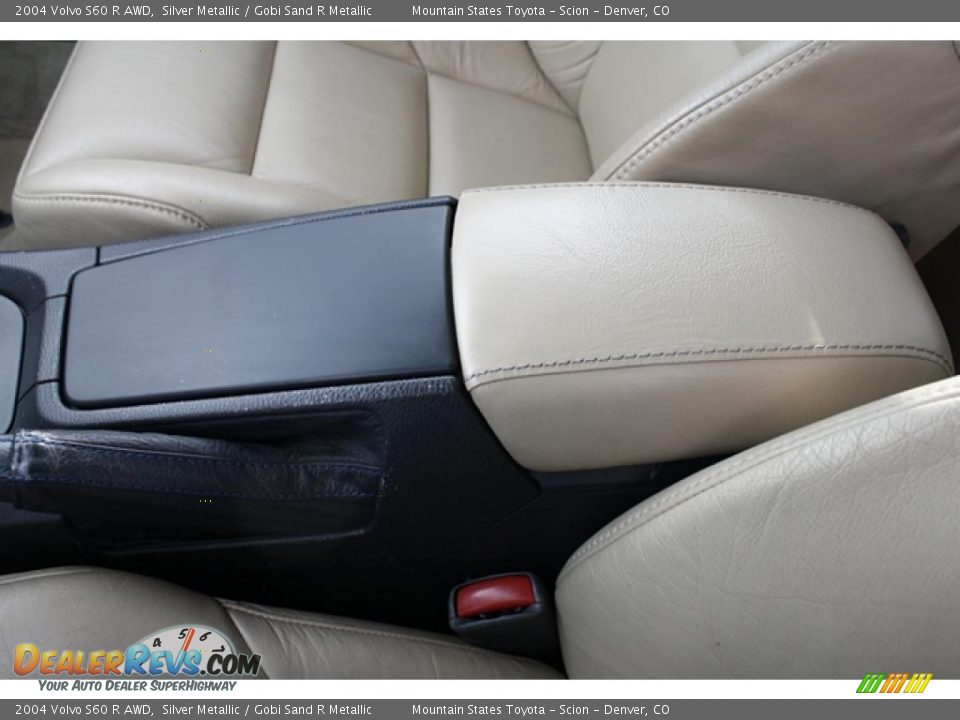 2004 Volvo S60 R AWD Silver Metallic / Gobi Sand R Metallic Photo #23