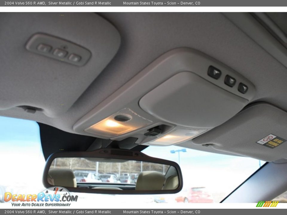 2004 Volvo S60 R AWD Silver Metallic / Gobi Sand R Metallic Photo #25