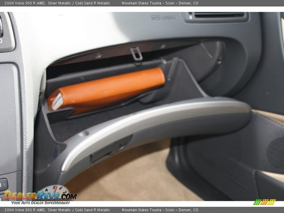 2004 Volvo S60 R AWD Silver Metallic / Gobi Sand R Metallic Photo #26