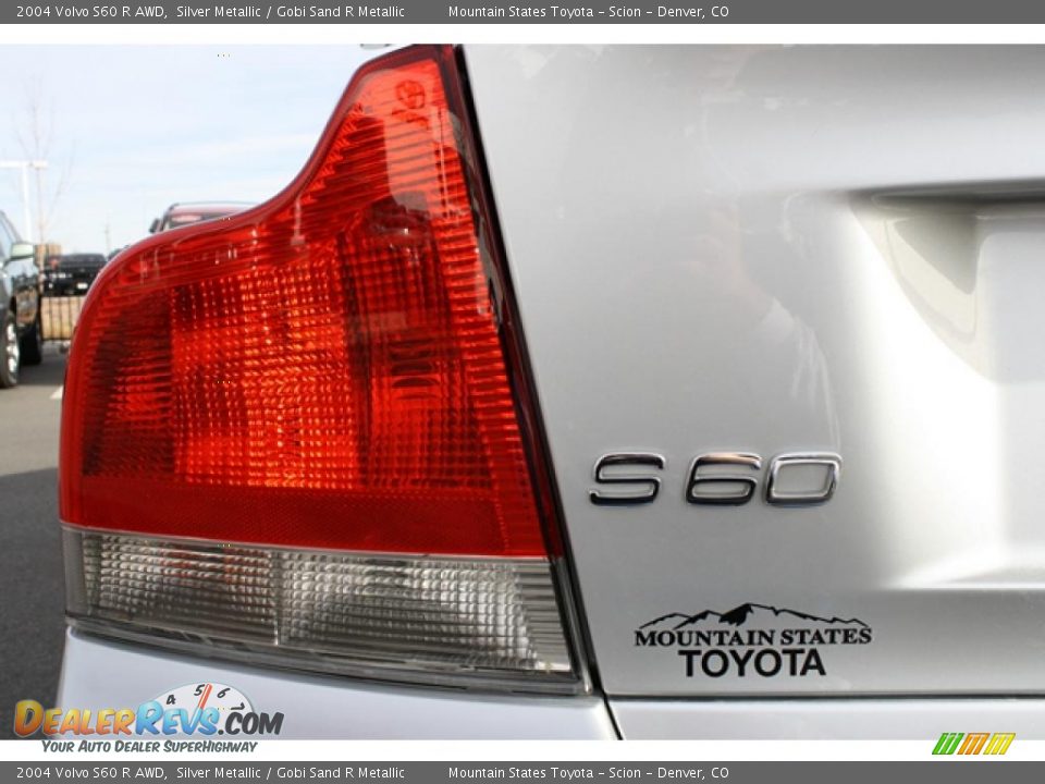 2004 Volvo S60 R AWD Silver Metallic / Gobi Sand R Metallic Photo #30