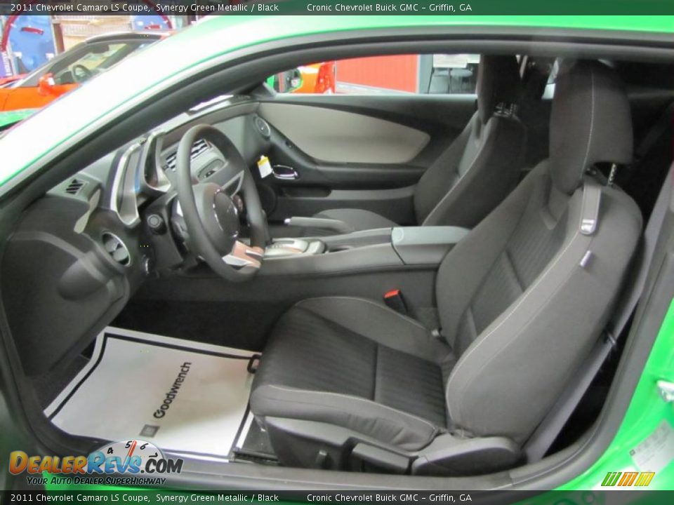 Black Interior - 2011 Chevrolet Camaro LS Coupe Photo #7