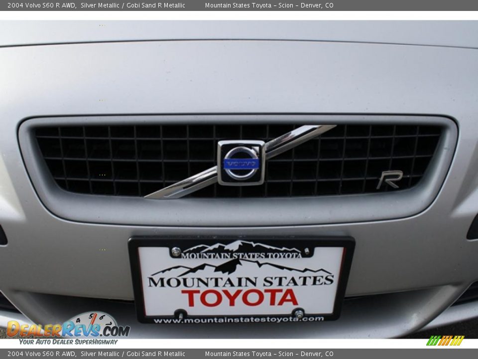 2004 Volvo S60 R AWD Silver Metallic / Gobi Sand R Metallic Photo #34