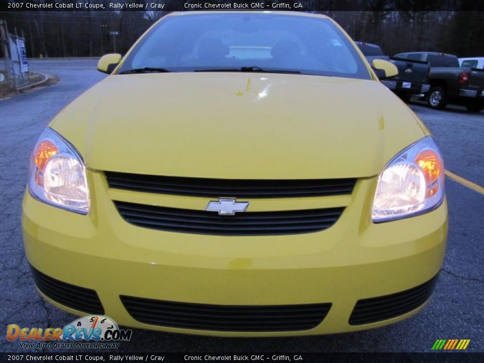 2007 Chevrolet Cobalt LT Coupe Rally Yellow / Gray Photo #2