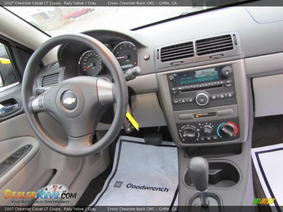 2007 Chevrolet Cobalt LT Coupe Rally Yellow / Gray Photo #13