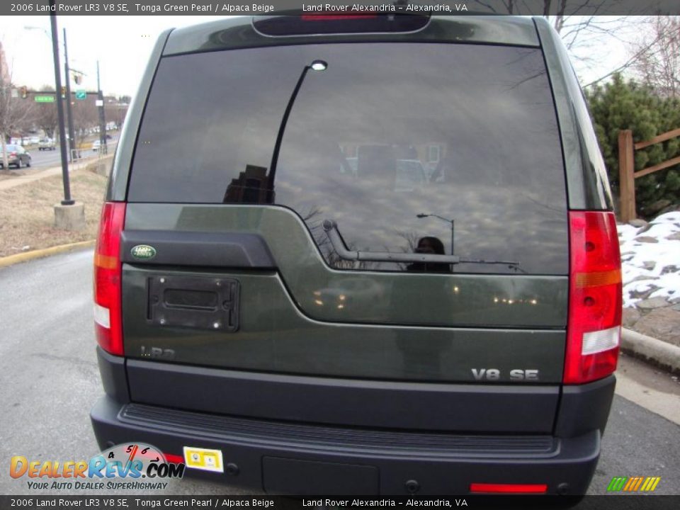 2006 Land Rover LR3 V8 SE Tonga Green Pearl / Alpaca Beige Photo #5